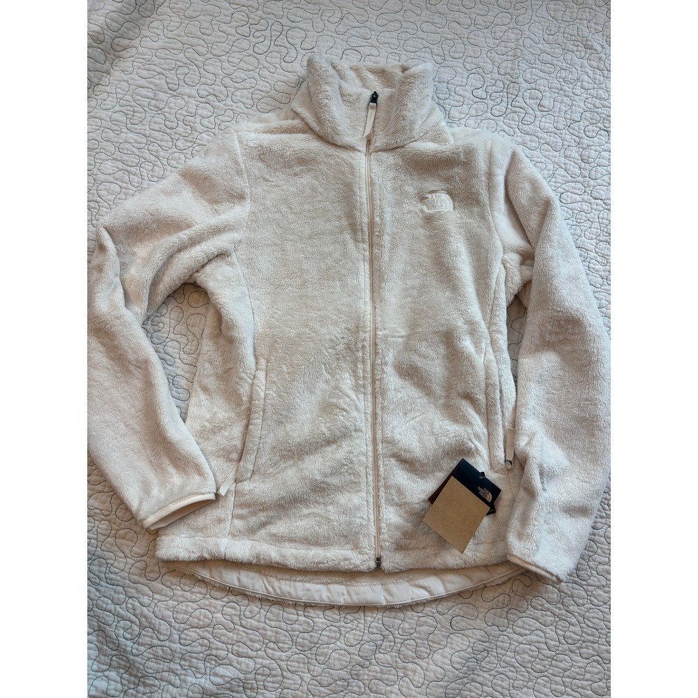 The North‎ Face Osito Jacket Women Gardenia White Full Zip Fleece Size Medium